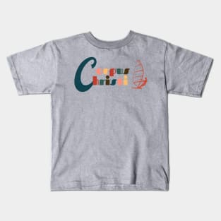 Corpus Christi, TX Windsurfing Kids T-Shirt